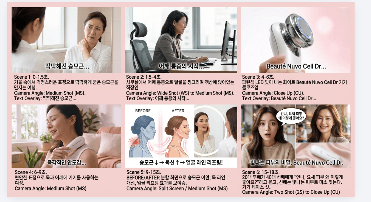 Cell Dr 광고 영상 CTA 디자인